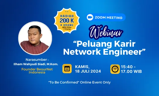 Webinar Gratis: Peluang Karir Network Engineer
